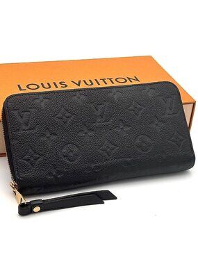 Louis Vuitton Wallet Zippy Monogram Black